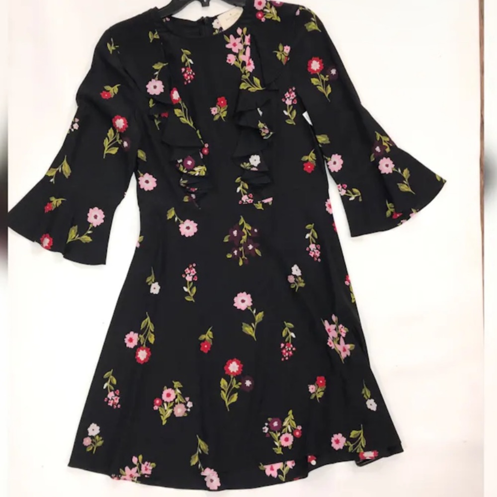 Kate Spade In Bloom Ruffle Dress